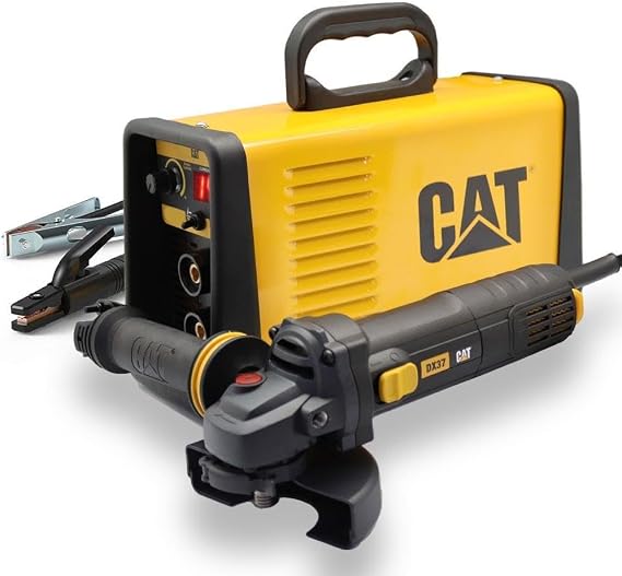 CAT DZ201T 200 Amp TIG LIFT/MMA Bag Type Professional Digital Inverter Welding Machine + CAT DX37 Palm Grinding