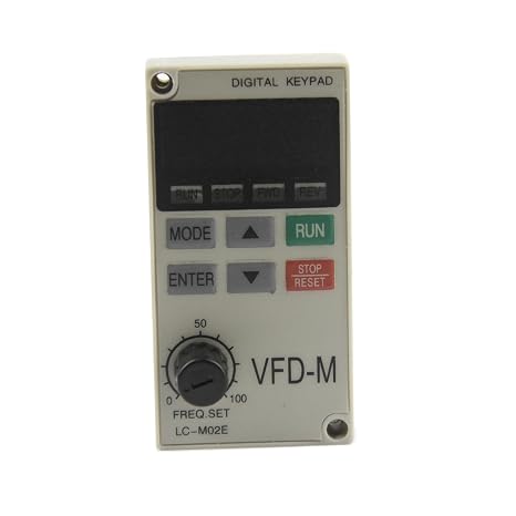 Digital Keypad Operation Panel Inverter Operation Panel Display Keyboard Compatible with LC-M02E VFD-M