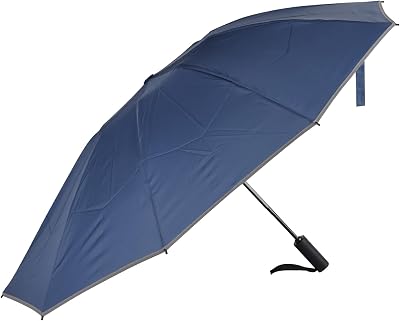 WISELIFE Compact Folding Umbrella, Automatic Open and Close for Rain