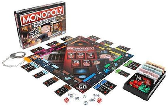 Hasbro Gaming Monopoly Game: Cheaters Edition Board Game Ages 8 and up