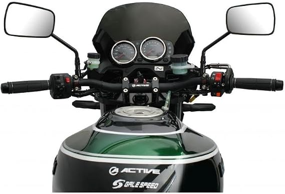 ACTIVE アクティブ φ28.6 Taper Handlebar Super LOW Shot Black 60801154