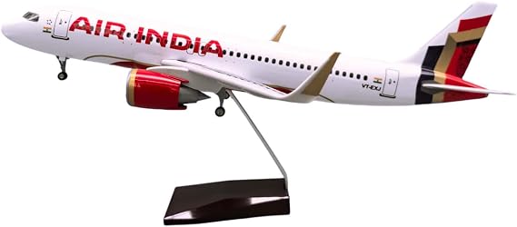 Air India Airbus A320 NEO 1/80 Scale Resin Model Airplane Toy Collectable Gift