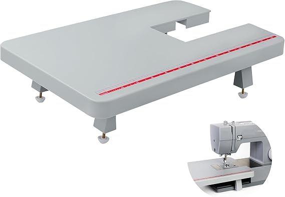 Sewing Machines Extension Table for Heavy Duty Sewing Machines 4411, 4423, 4432, 4452, 5511, 5523, 5532, 6335, Expand Workspace with Stable Foldable Leg