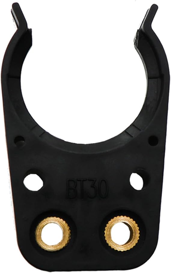 Tool Holder Clamp, Engraving Machine Machining Center CNC Automatic Changer Clip, Iron ABS Flame Proof Rubber Claw, Holder Clamp Cradle Fork Claw for CNC Machining Center, Black