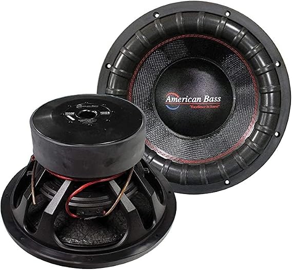American Bass KING-15D1 15 in. American Bass VFI Signature Woofer 1 Ohm DVC 5000W RMS