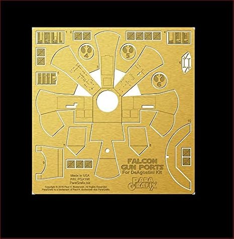 DeAgostini Millennium Falcon Gun Port Photoetch/Decals Set- PGX198
