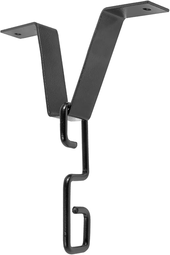 Rain Chain Gutter Adapter Clip V-Shaped Rust-Proof Aluminum Gutter Downspout Hook for Rain Chains Fits Standard Gutter Openings, Easy Installation