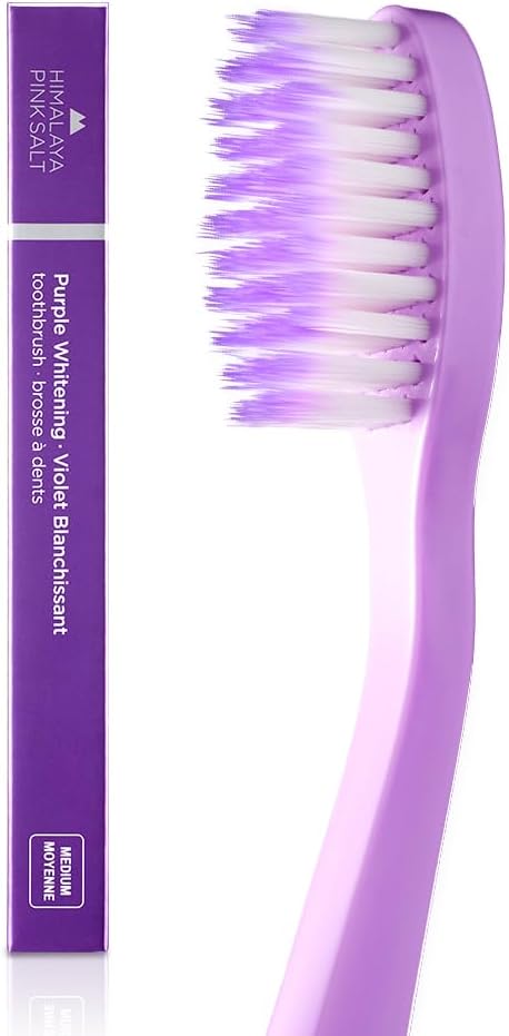 HIMALAYA PINKSALT Purple Indicater Toothbrush 1 Count
