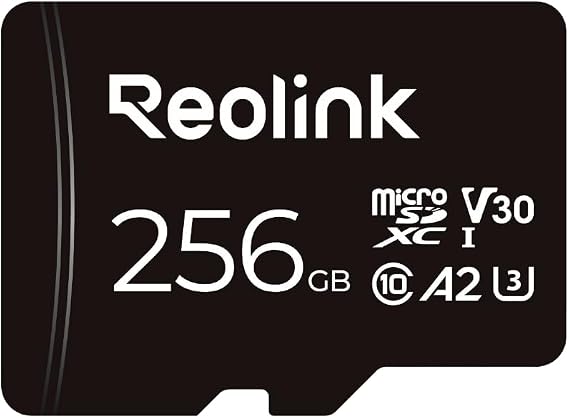 REOLINK 256GB microSDXC Memory Card, Up to 100MB/s, 4K UHD, U3, A2, V30