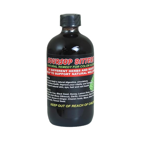 Generic Soursop Bitters 8 oz. Small Bottle