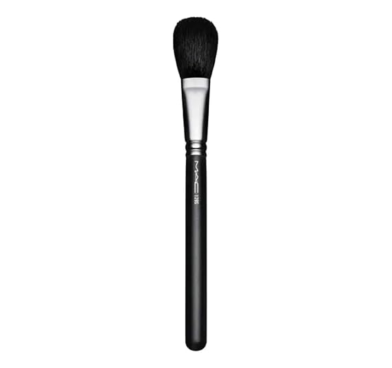 M.A.C 129S Brush - Synthetic Powder/Blush Brush Black Handle New No Box