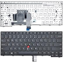 Laptop Replacement US Keyboard for Lenovo ThinkPad E470 E470c E475 No Backlight, Black