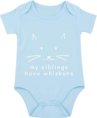My Siblings Have Paws Bodysuit Baby Paws Romper Cat Whiskers Bodysuit Cute Baby Clothes Newborn Sibling Announcement Bodysuit