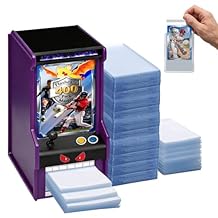 777Collect Mewaii 400 Top Loaders & Card Sleeves, Storage Box Kit | 3''4'', Acid-Free, High-Clarity, Dust & Scratch Resistant, Penny Sleeves for Trading Cards, TCG, Football & Baseball Cards