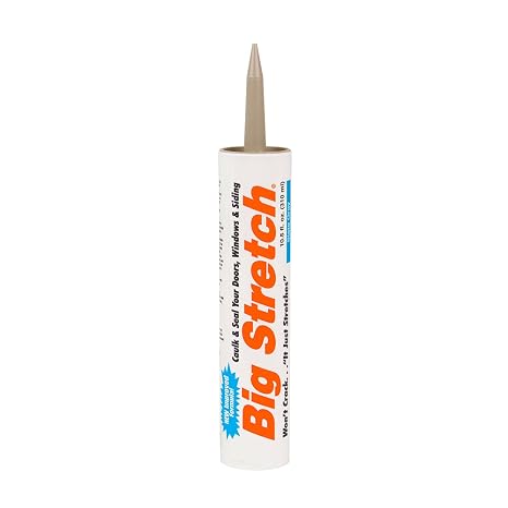 Sashco 10026 Big Stretch Caulk Slate Gray 10.5-ounce