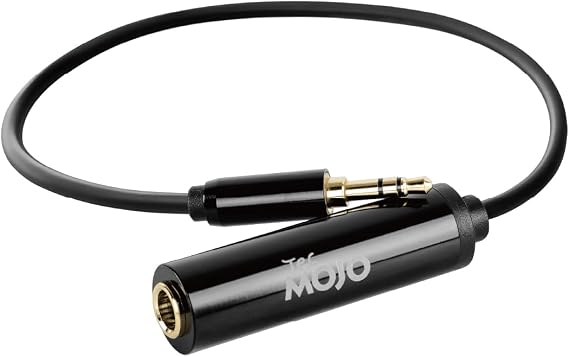 Tecmojo 1/4 to 3.5mm Adapter, 3.5mm 1/8 inch Male to 6.35mm 1/4 inch Female Stereo Audio Adapter for Headphones, Speaker, Guitar, Keyboard Piano, Home Theater Devices, Black