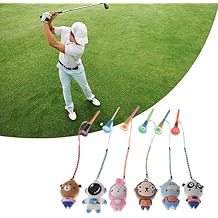 tees tee 13 * 8 * 3 6Pcs Tee Hanger Cartoon Plastic Anti Lost Tee Ring with Strap Tee Holder