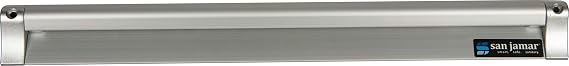 San Jamar Order Ticket Holder for Restaurant 18" Anodized Aluminum Metal Receipt Holder with Grip Track Durable Wall Mount Check Rack for Kitchen, Restaurant and Service Counters