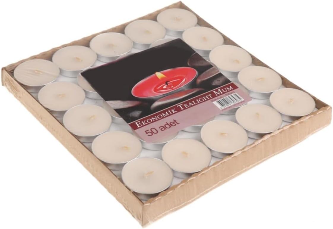 50 Economical Tealight Candle-steam Candle