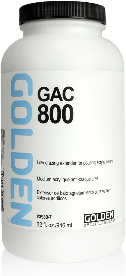 Golden Acryl Med 32 Oz Gac-800 Acrylic White