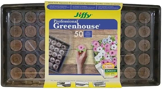 Jiffy 50 Cells 11 in. W X 22 in. L Seed Starting Kit 1 pk