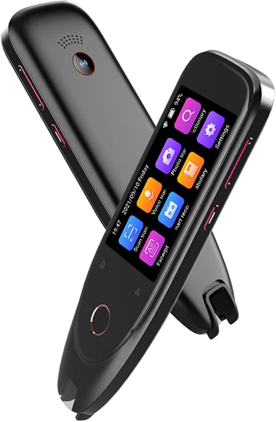 Pen Scanner Translation 112 Language Translator Pen LCD Touchscreen Digital Highlighter OCR Reading Pen Bluetooth Wi-Fi Offline Voice&Text&Photo Smart Translations for Learning Travelling Business