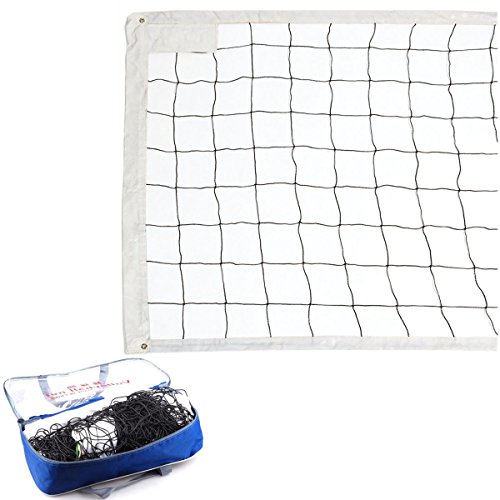 Sand Volleyball Net with Steel Cable Rope Outdoor Indoor 32 FT3 FT Professional Sport Sun Beach