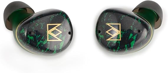 Noble Audio FoKus Rex5 True Wireless Stereo Bluetooth in-Ear Headphones with Microphone, Sound Personalization(Green)