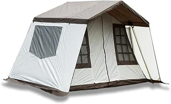 Camping Tent, Portable Family Tent Double Layer Outdoor Tent, 5~8 Person All 4 Season Luxury Cabin Tent u200bfor Backpacking, Camping, Hiking, Bushcraft, Travel, Winter Camping