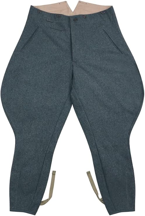 militaryharbor WW2 WWII German Heer/Elite Officer Italian Field Wool Breeches