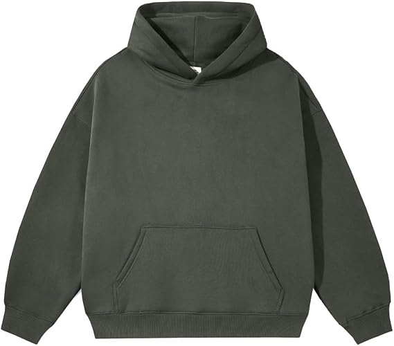 Oversized Hoodies for Men Fleece Hooded Sweatshirts Loose Fit Women Streetwear Pullover for Teens