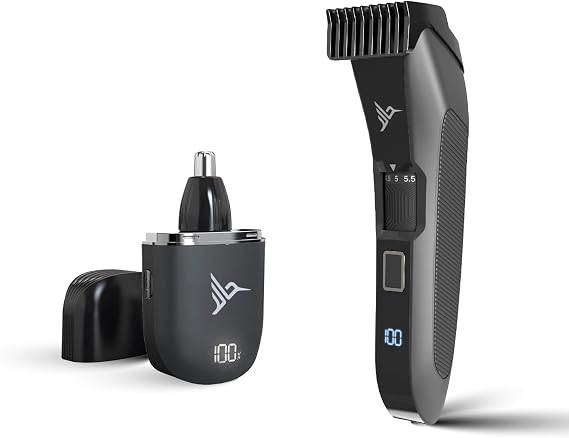 HUMMINGBIRD CleanUp Bundle Includes MK14 BeardMaster and MK12 Compact Nose & Ear Trimmer