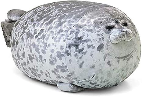 ETAOLINE Chubby Blob Seal Pillow Cute Seal Plush Toy Cotton Stuffed Animals
