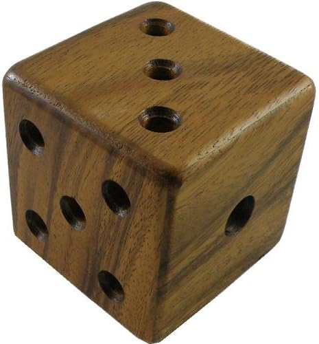 Magic Dice Cube Puzzle Wooden Brain Teaser