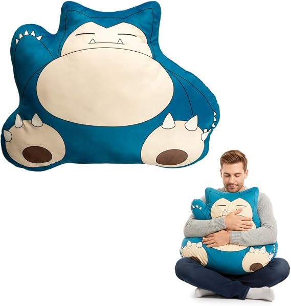Pokemon Snorlax Anime Cozy Bedding Super Plush Oversized Body Pillow (Officially Licensed Product) by Franco
