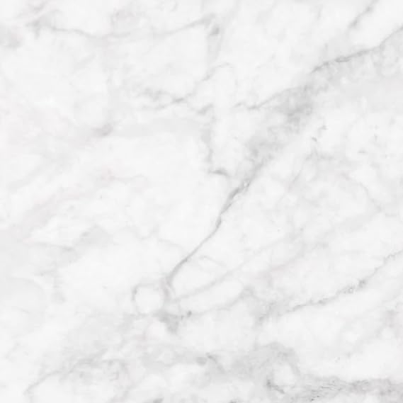FloorPops Cameron Peel and Stick Floor Tiles, White, Marble Vinyl Floor Tiles, Water Resistant, 12 in x 12 in, Pack of 10