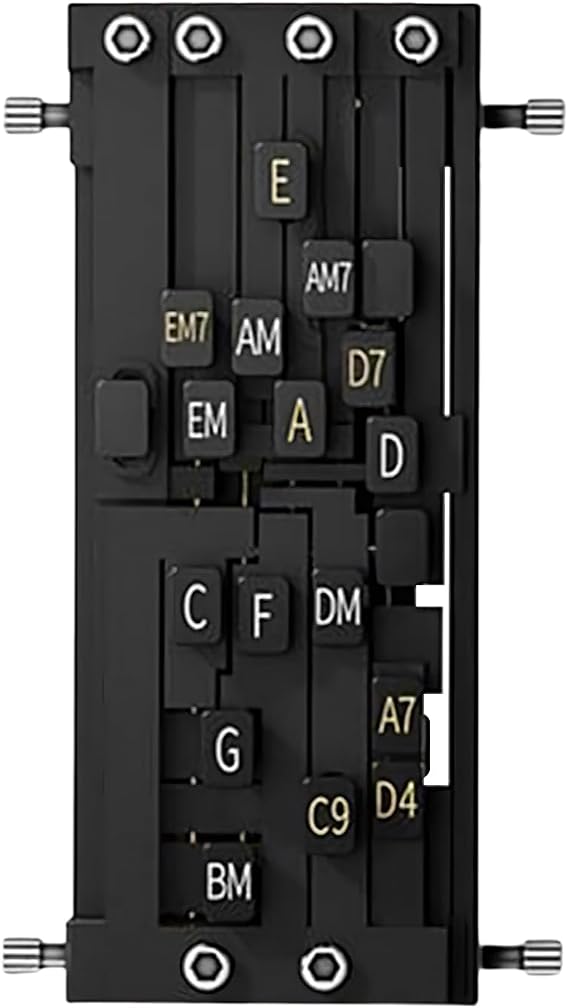 Chord Presser | Ukulele Chord Presser,Learning System Portable Tool for Band Studio Practice Lessons Home Travel Ukulele