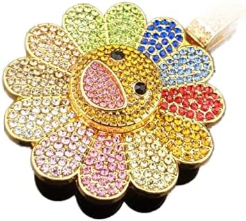 Sunflower Colorful Petal Smiley Face Necklace Muraka (Remember on Sky Cloud Store)