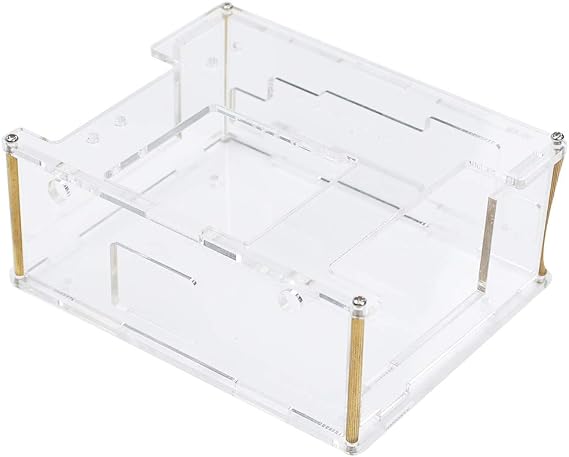 Yahboom Acrylic Case for NVIDIA Jetson Nano Compatible with 4GB (B01 & A02) & 2GB with Cooling Fan and Camera Case