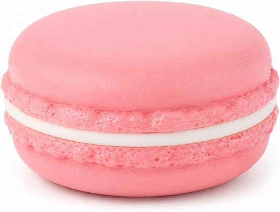 Artificial Macaron Prop 4 x 4 x 2.5cm Pink, 1pc Fake Dessert