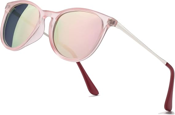 PORADAY Polarized Kids Sunglasses for Little Girls Boys Lens 50mm