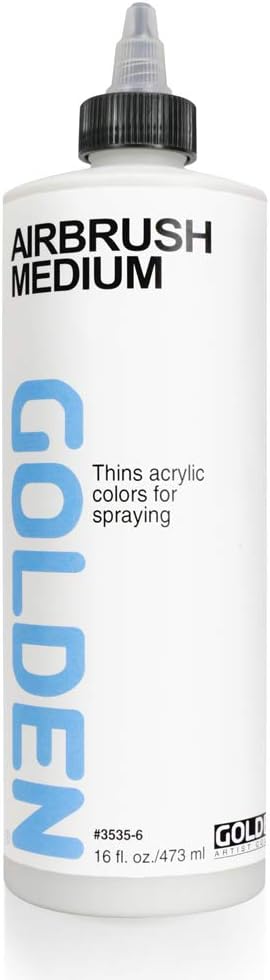 Golden Airbrush Medium - 16 oz Bottle