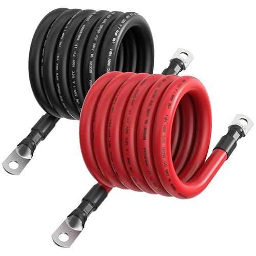 RICH SOLAR 40 Inverter Battery Cable 6 ft 40 AWG - 38