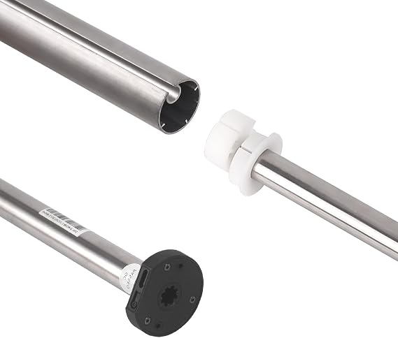 Roller Shade Motor Conversion Kit for Coolaroo Roller Shades Compatible 28mm Tube, 4lb Lift, Automatic Remote Control