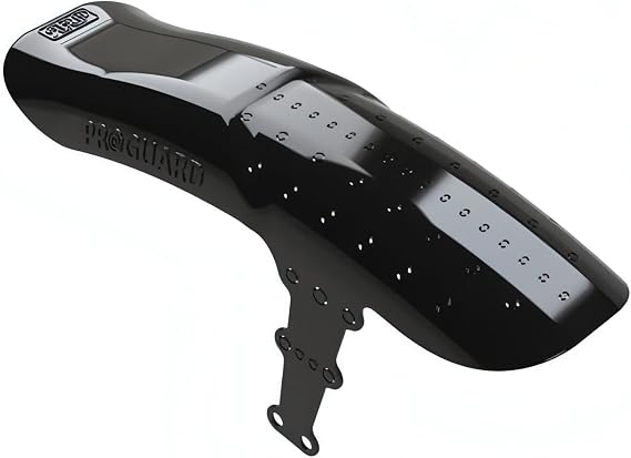 RRP Rapid Racer Products Unisex Adult ProGuard Rear Mudguard - Black, N/A