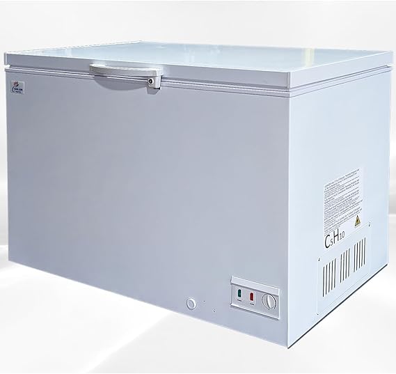 Commercial Freezer Chest freezer 13Cu.ft 50" NSF Restaurant White Solid Flat Top w/Storage Baskets BD450