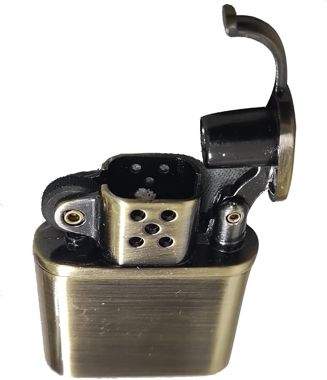 Kerosene Lighter Retro Old Style Grinding Wheel Lighter Men's Gift (HT676NOPATTERN)