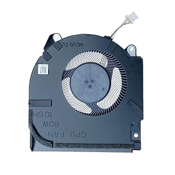 Replacement Laptop CPU Cooling Fan Compatible with HP Victus 16-D 16-E RTX3060 Quiet Cooler Fan 80W M75727-001 GPU-Fan