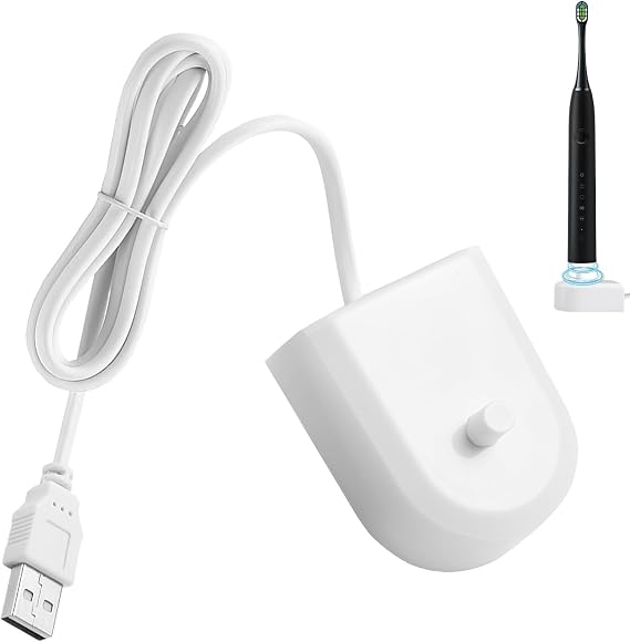 Replacement Charger Compatible with Philips Sonicare Toothbrush - Waterproof Electric Toothbrush Charger Base – Replacement Inductive Power Cable for HX3000 HX6000 HX8000 HX9000 Series