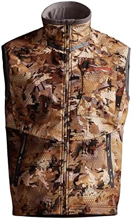 Sitka Mens Hunting Water-Repellent Camo Gear Dakota Vest